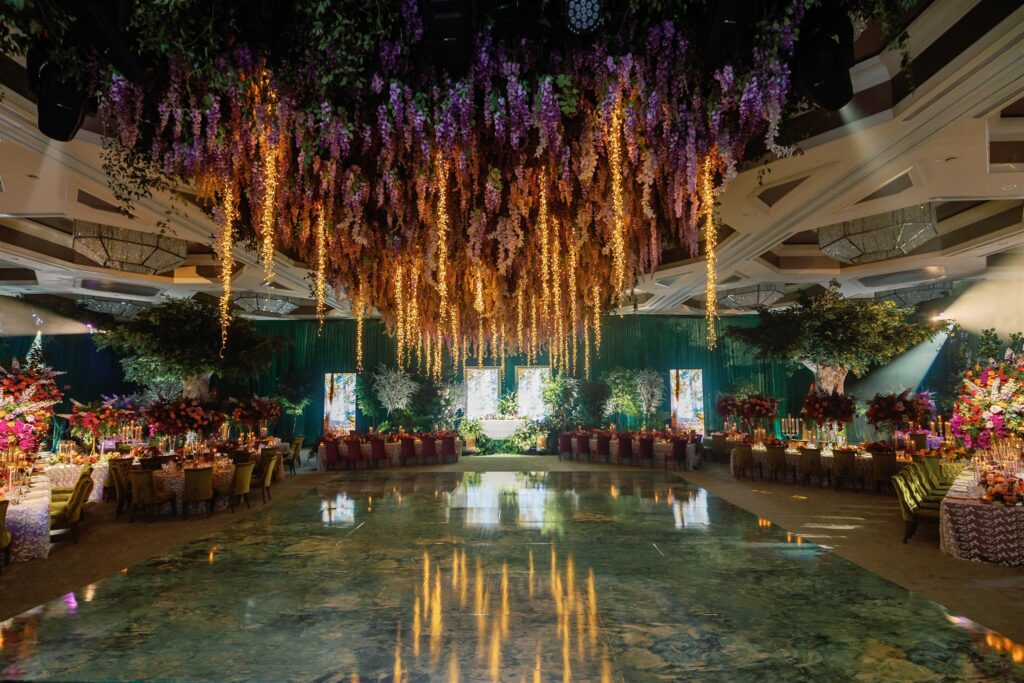 Elegant reception tablescapes at Four Seasons Orlando luxury wedding - Photo by Alex Paul Photography
