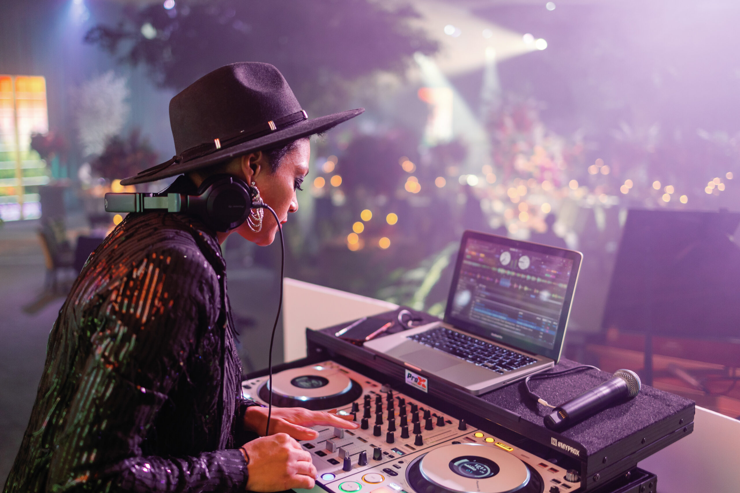 Luxury wedding DJ Valentina performing at Four Seasons Orlando - Photo by Alex Paul Photography