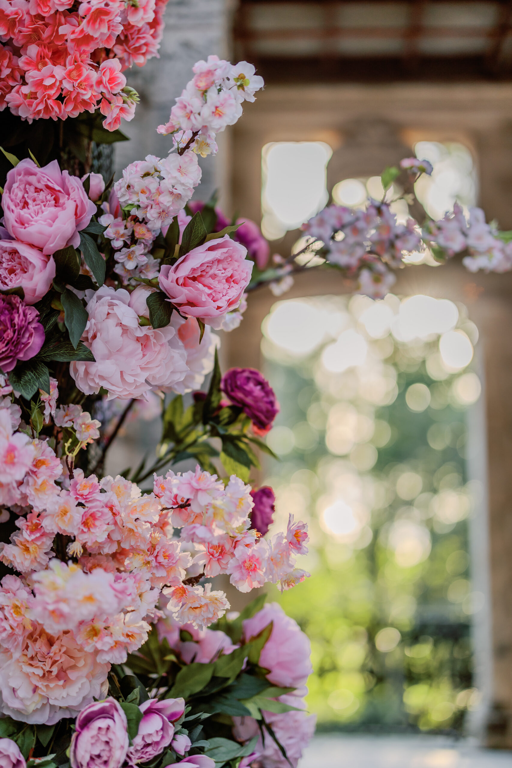 Floral detail - peonies and roses by Flowers by Semia